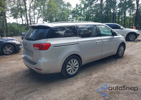 2015 Kia Sedona Ex from USA, damaged, VIN KNDMC5C19F6019940